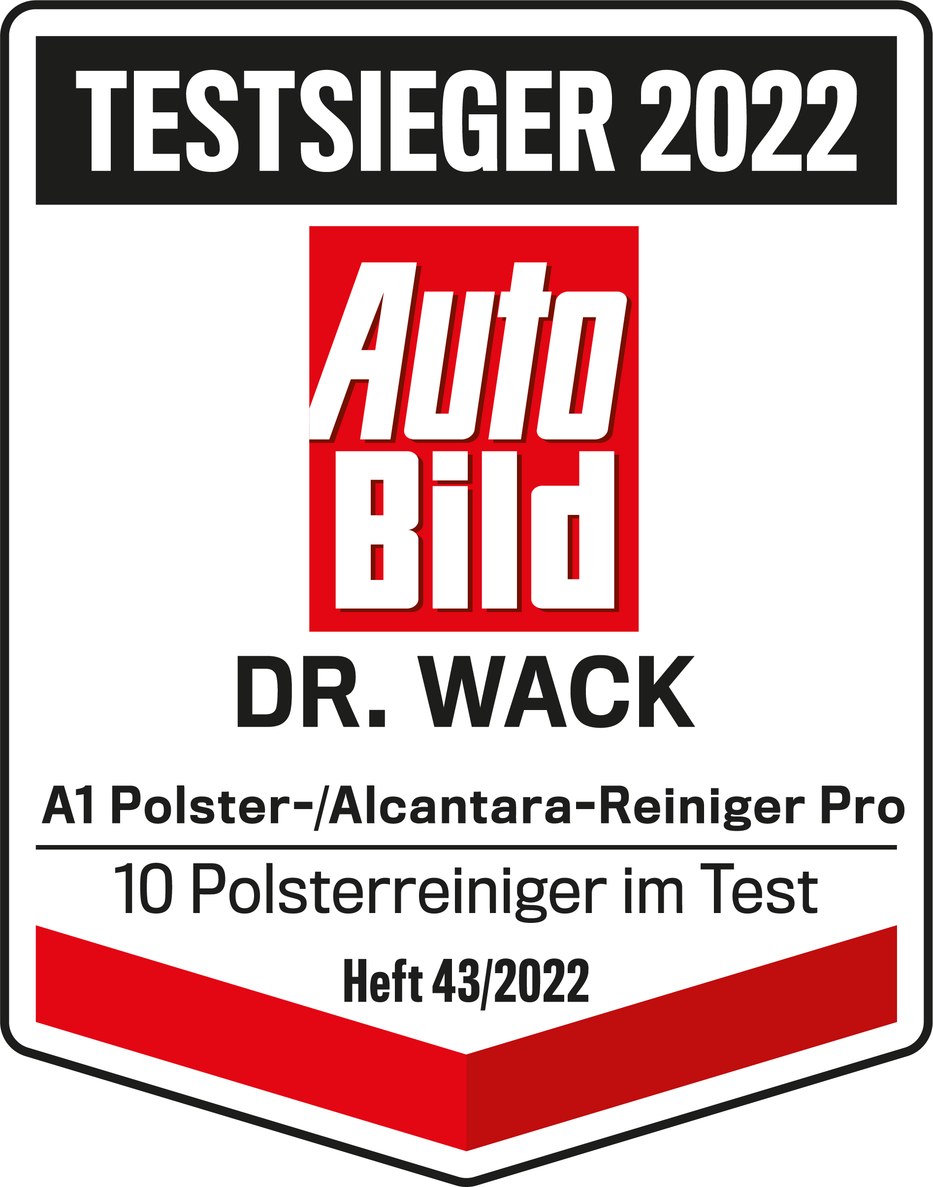 2x Dr. Wack A1 Polster-/Alcantara Reiniger Pro Stoff- & Polsterreiniger  400ml