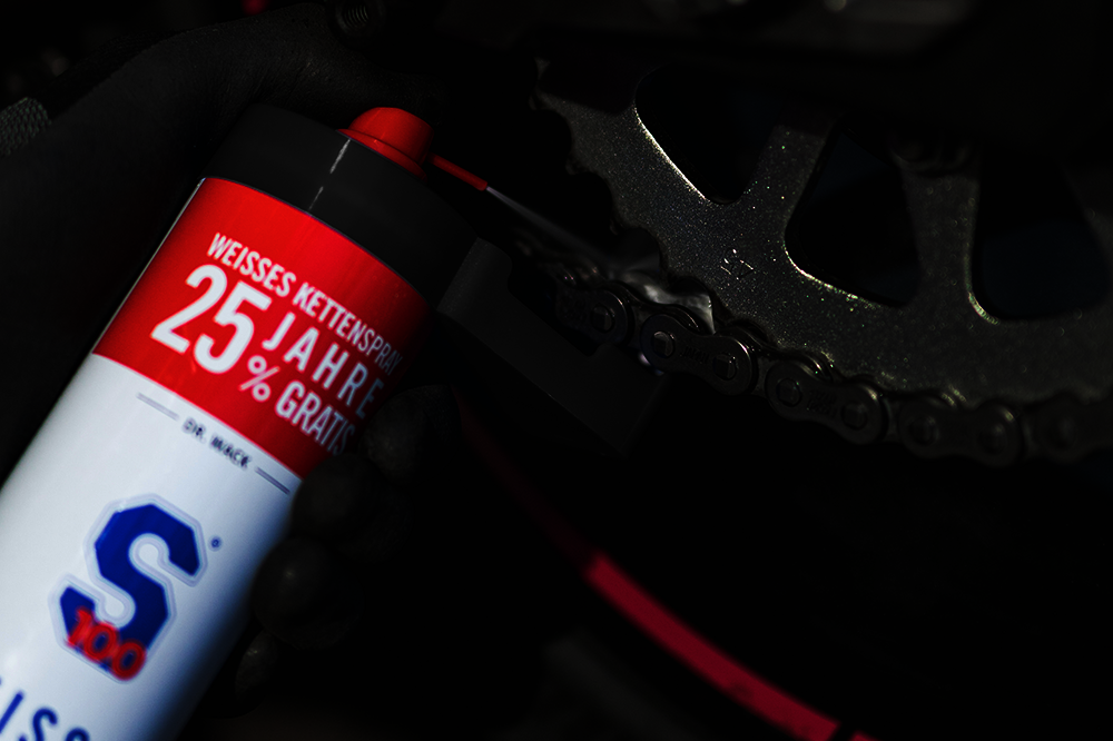 S100 Weißes Kettenspray JubiläumsAktion +25 GRATIS